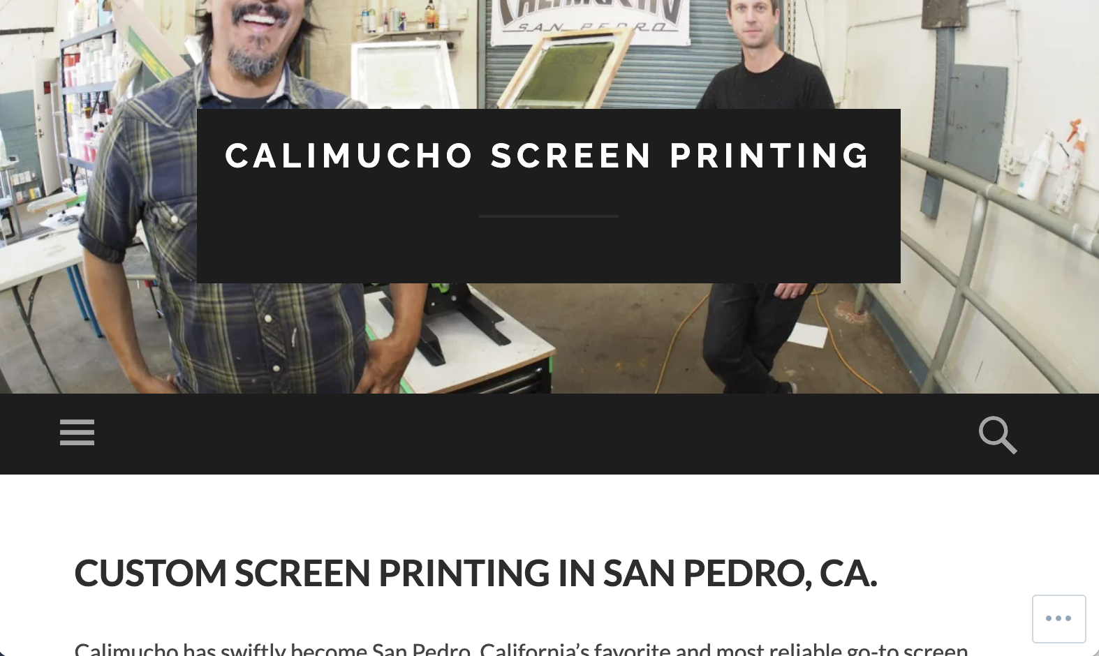 Calimucho Screen Printing